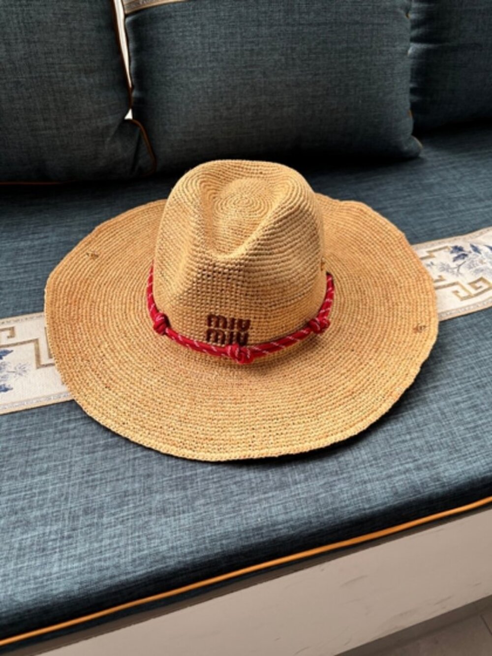 Miu Miu Summer Straw Hat